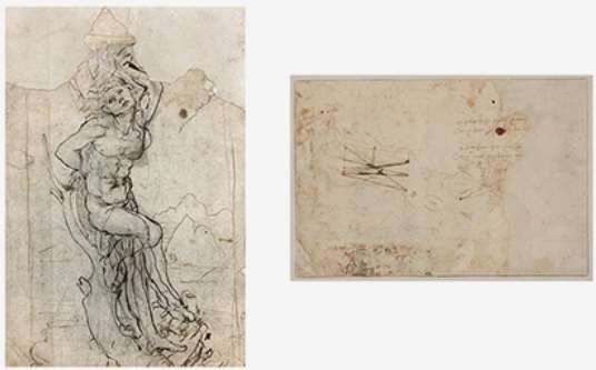 Эскиз Да Винчи, обнаруженный в Париже, оказался подлинным
